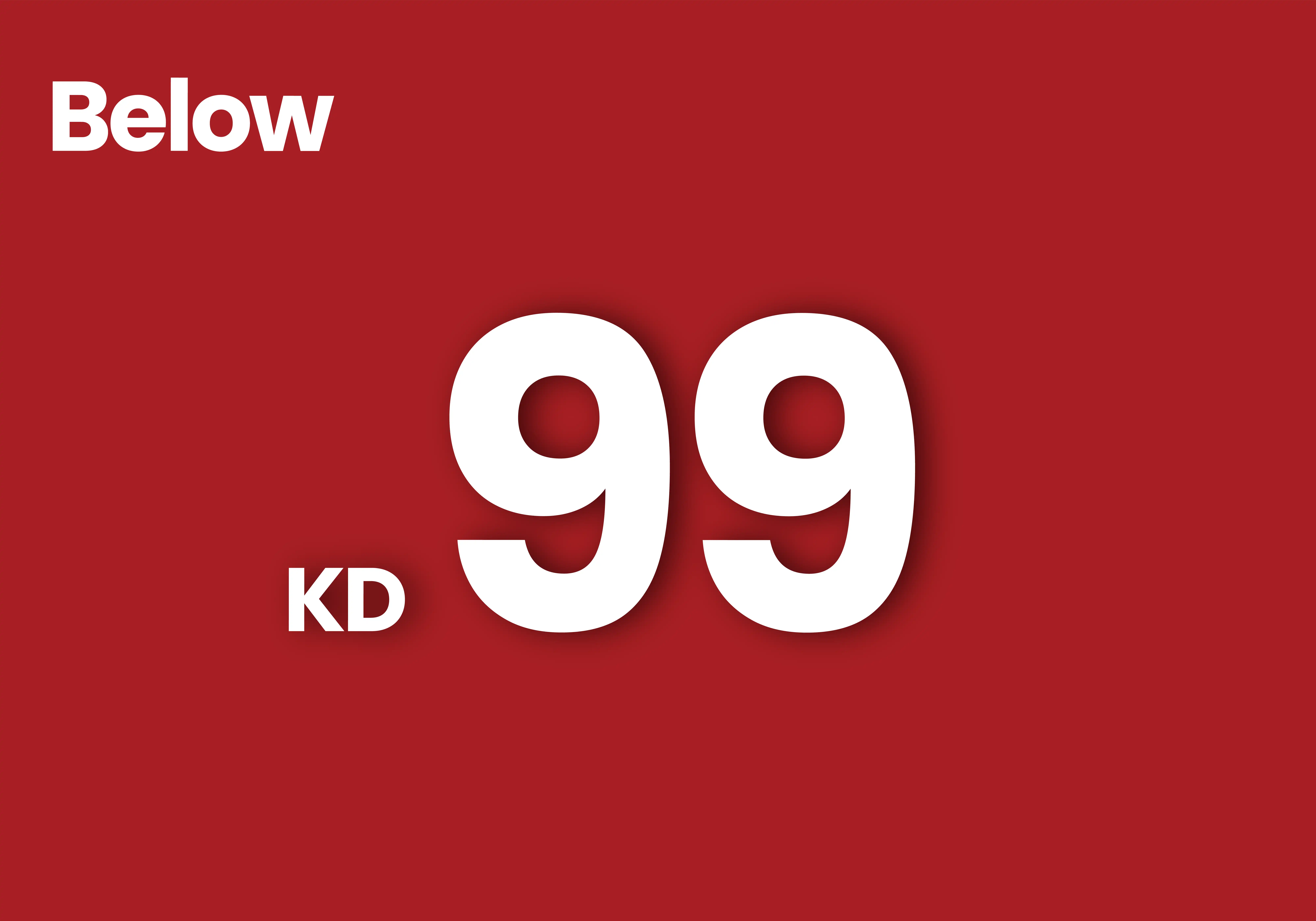 Below 3KD